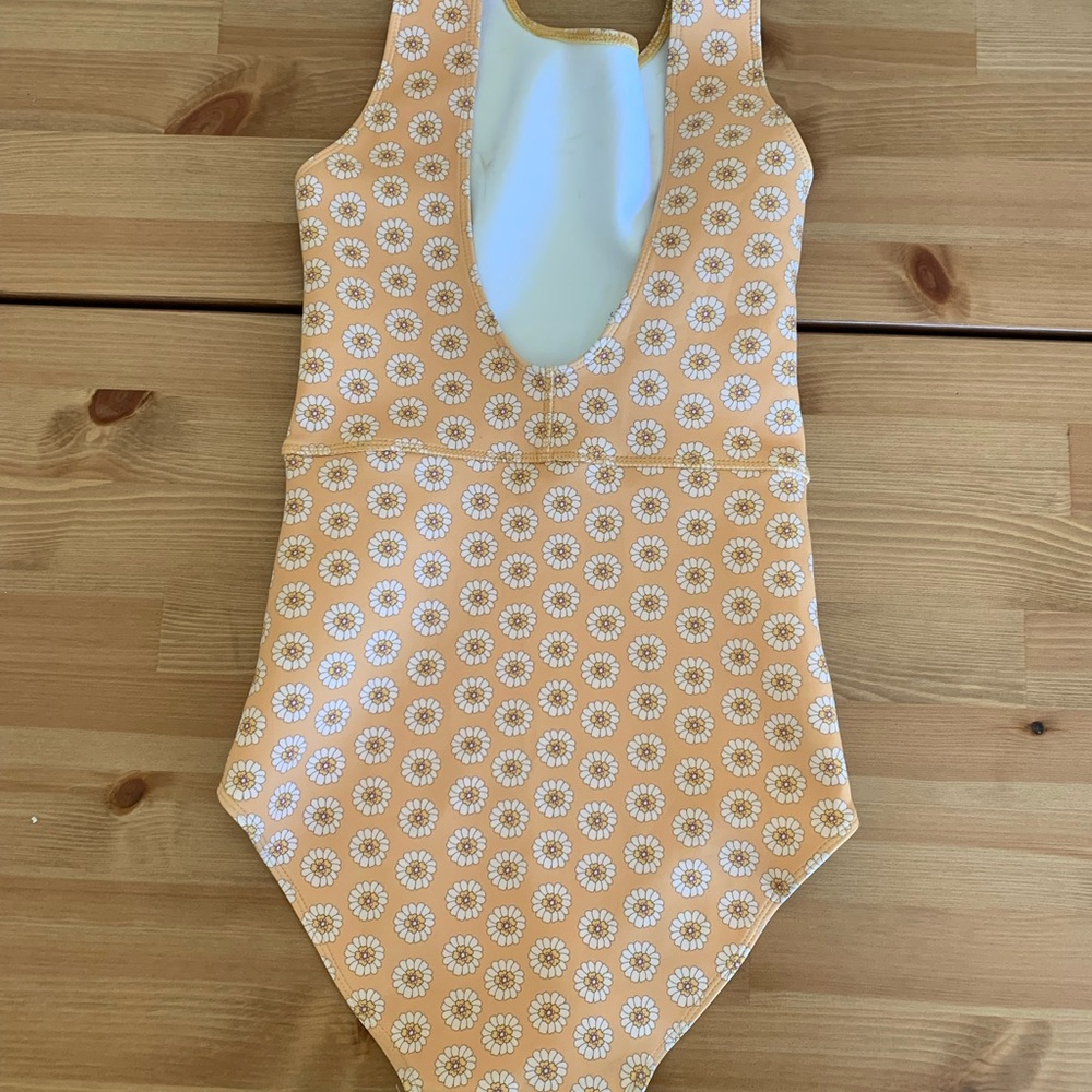 Winki Floral One Piece Swimsuit - Orange and White